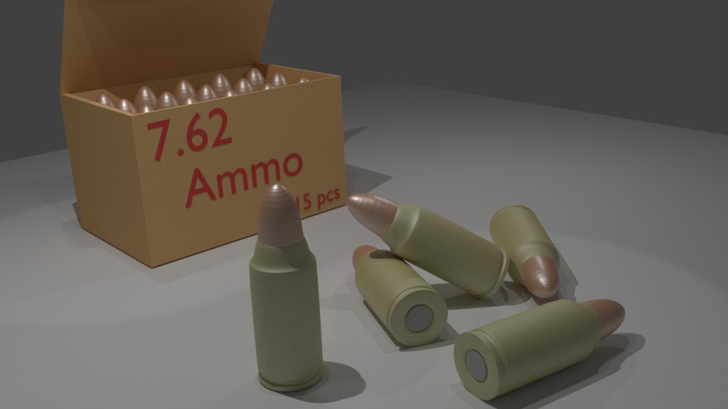 7.62 x 25 mm Bullet preview image 3